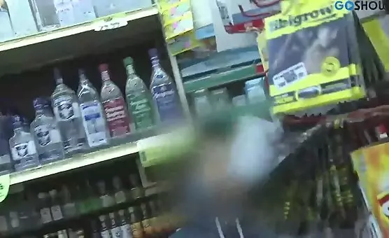 Blonde Suckers at the Store