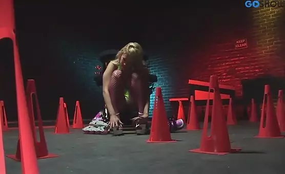 Blonde gets plowed by tipsy lad